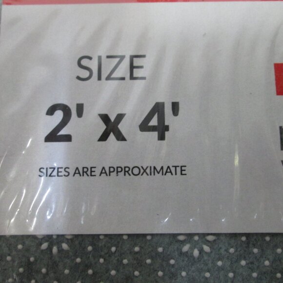 nuLOOM Brody Eco-Friendly Non Skid Rug Pad 2' x 4' grey Set 2 Sealed NWT NEW - Picture 4 of 5